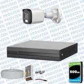 Provzen Dahua 1 Kameralı Full HD Fullcolor Mikrofonlu Güvenlik Kamerası thumbnail 1