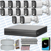 Provzen Dahua 14 Kameralı Full HD Fullcolor Mikrofonlu Güvenlik Kamerası thumbnail 1