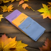 İlbays 3'lü Mikrofiber Temizlik Bezi (Mavi-Sarı-Mor) thumbnail 1