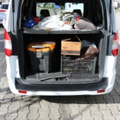 Ford Courier 2014-2018 Yıl Aralığı Uyumlu Arka Tampon Eşiği Mat thumbnail 11