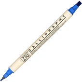 Supertrend Calligraphy Çift Uçlu Kaligrafi Kalemi 2 mm. + 5 mm. 032 Blue Jay - 1