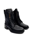 Venüs 2553205K Kadın Hakiki Deri Fermuarlı Postal Bot - 4