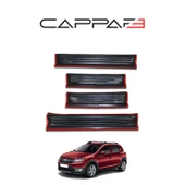 Dacia Sandero 2012-2020 Yıl Aralığı Uyumlu Kapı Eşiği 4 Parça - 8