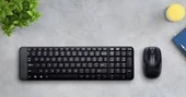 Logitech MK220 Kablosuz Q Klavye Mouse Set Siyah - 2