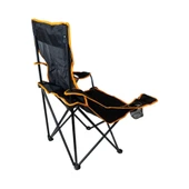 Rox Camping Katlanır Kamp Sandalyesi - Siyah thumbnail 4