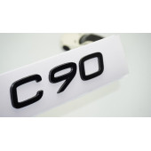 DK Tuning C90 Siyah ABS 3M 3D Bagaj Yazı Logo Volvo İle Uyumlu thumbnail 1