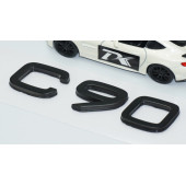 DK Tuning C90 Siyah ABS 3M 3D Bagaj Yazı Logo Volvo İle Uyumlu thumbnail 3