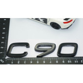 DK Tuning C90 Siyah ABS 3M 3D Bagaj Yazı Logo Volvo İle Uyumlu thumbnail 4