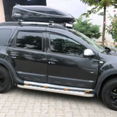 Dacia Duster 2010-2017 Yıl Aralığı Uyumlu Yarasa Kapı Kaplama 2 Parça thumbnail 4