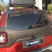 Dacia Duster 2018-2022 Yıl Aralığı Uyumlu Arka Cam Spoiler 3 Parça thumbnail 2