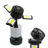 Rox Şarjlı Çok Fonksiyonlu Fanlı Kamp Feneri thumbnail 4