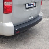 Citroen Jumpy 2017- Yılı ve Sonrası Uyumlu Arka Tampon Eşiği Mat thumbnail 5