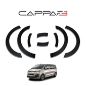 Citroen Jumpy 2017- Yılı ve Sonrası Uyumlu Çamurluk Dodik 8 Parça thumbnail 2