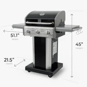 Kenmore PG-4030400LN-BK Gazlı 3 Ocaklı Barbekü - İnox - 5