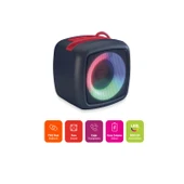 Polosmart FS105 Taşınabilir Şarjlı Kablosuz Bluetooth Hoparlör 1200 mAh Speaker Siyah - 5