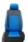 Ceylan oto koltuk kılıfı mavi arka koltuk standart üçlü - 1
