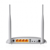 TP-LINK TD-W9970, 4 Port, 2.4Ghz  Wifi, 300Mbps, 2xAnten, VDSL2, ADSL2+ MODEM - 2