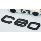DK Tuning C80 Siyah ABS 3M 3D Bagaj Yazı Logo Volvo İle Uyumlu - 3