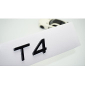 DK Tuning T4 Siyah ABS 3M 3D Bagaj Yazı Logo Volvo İle Uyumlu - 1