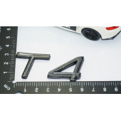 DK Tuning T4 Siyah ABS 3M 3D Bagaj Yazı Logo Volvo İle Uyumlu - 4
