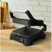 SuperGrill 3in1 4 Porsiyon Kapasiteli 2000 Watt Barbekü Izgara ve Tost Makinesi - Inox thumbnail 2