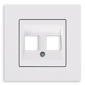 GÜNSAN EQONA FİLDİŞİ İKİLİ DATA PRİZ JAKSIZ (MKZ) thumbnail 2