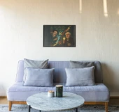 AC vs DC Çerçeveli Tablo  Tesla & Edison Elektrik İcadı  Bilim ve Mühendislik Dekoru  30x42 cm - 2