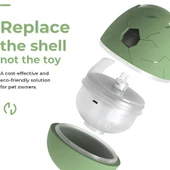 Cheerble Şarjlı Kedi Köpek Ödül Topu Oyuncağı Yeşil 8x8x10Cm - 3