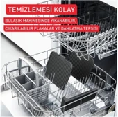 SuperGrill 3in1 4 Porsiyon Kapasiteli 2000 Watt Barbekü Izgara ve Tost Makinesi - Inox thumbnail 6