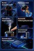 Araç İçi Koku ve Işık Sistemi Yıldızlı Gökyüzü Efekti Şarjlı Araç Parfüm Dağıtıc 50 mL - 4