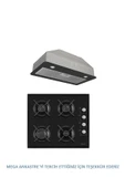 Ferre GLİNE SERİSİ GÖMME ASPİRAÖR MEGA ANKASTRE SET(D050+1140) - 1