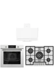 Ferre Flowart iconic Serisi Beyaz  ANKASTRE Set ( -D017- - -Ed036- - -Qms63cb- ) - 1