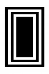 elleser Dekoratif Yıkanabilir Kaymaz Tabanlı Salon Halısı - 2