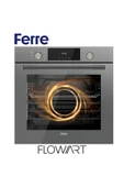 Ferre Flowart Serisi Gri MEGA ANKASTRE Set (cs208 + Qms63cpr +d102 ) - 3