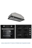 Ferre GLİNE SERİSİ GÖMME ASPİRAÖR MEGA ANKASTRE SET(D050+2140+6010) - 1