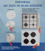 Üniversal Düğme 4lü Takımı Ankastre Set Üstü Ocak Düğmesi -SÜ0018 - 5