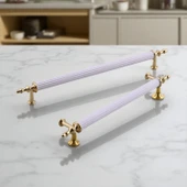 Yıldız Gold Altın 160 mm 16 cm Metal Mobilya Kulpu Mutfak Çekmece Dolap Dolabı Kapak Kulpları Kulbu thumbnail 6