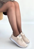 Monya Bej Cilt Bağcıklı Spor Ayakkabı thumbnail 2