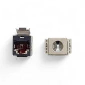 Commscope 2153449-2 SLX-6AS-BLK Cat6A Metallic Shielded Keystone Jack Siyah Renk - 4