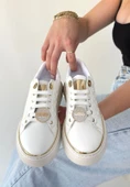 Jlar Beyaz Cilt Bağcıklı Spor Ayakkabı thumbnail 1