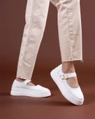 Lunni Beyaz Keten Spor Ayakkabı thumbnail 3