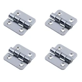 Gümüş Metal Yaprak Menteşe 4 ADET 50x50 mm Dayanıklı Kapı Pencere Dolap ve Mobilya Kullanımına Uygun thumbnail 1