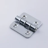 Gümüş Metal Yaprak Menteşe 4 ADET 50x50 mm Dayanıklı Kapı Pencere Dolap ve Mobilya Kullanımına Uygun thumbnail 7