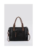 Muert Siyah Cilt Omuz Askılı El Çantası thumbnail 2