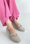 Denya Bej Süet Babet Ayakkabı thumbnail 2