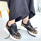 Mark Leopar Süet Bağcıklı Spor Ayakkabı thumbnail 4