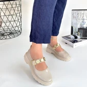 Okira Bej Rugan Oxford Ayakkabı thumbnail 4