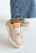 Jlar Bej Cilt Bağcıklı Spor Ayakkabı thumbnail 2