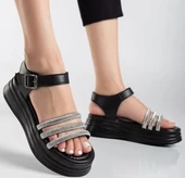 Lalen Siyah Kemerli Sandalet thumbnail 4