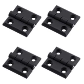 Plastik 40x40 mm Yaprak Menteşe 4 ADET SET Dayanıklı Dolap Çekmece Kapak Mobilya Menteşe Küçük thumbnail 1